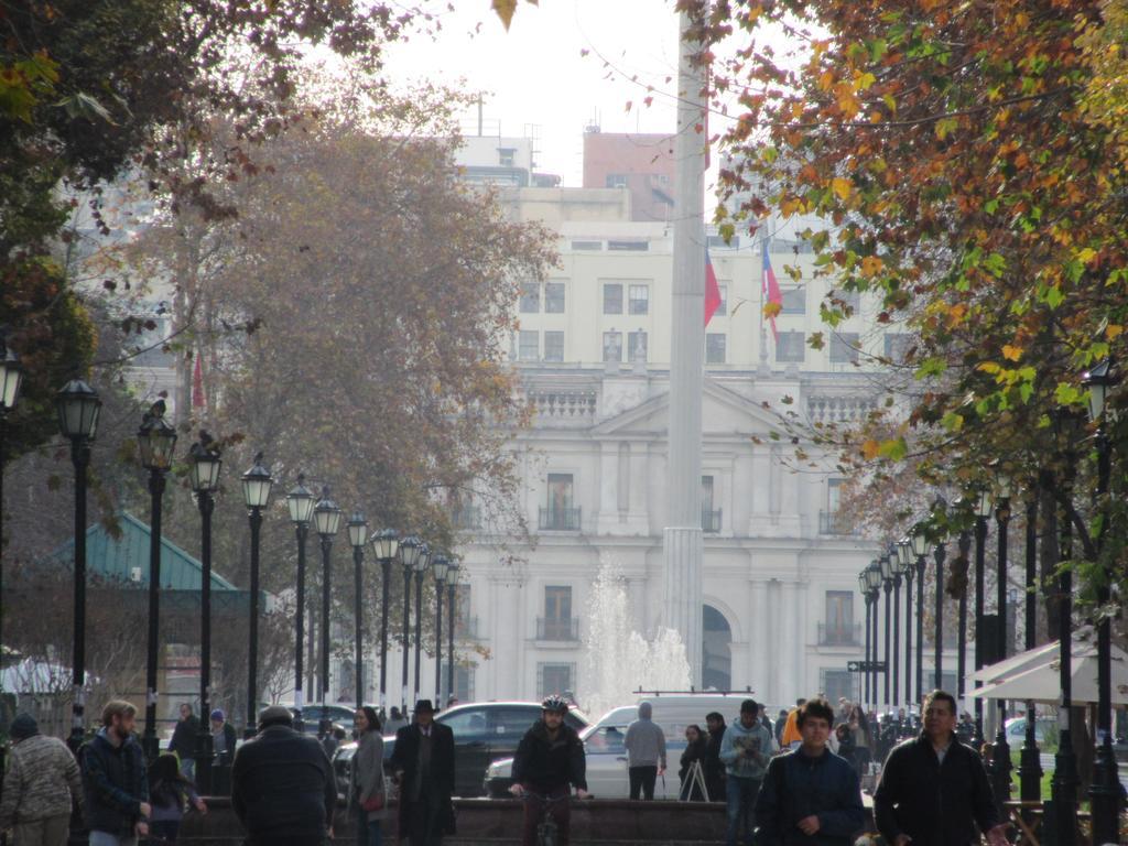 산티아고 Departamento Paseo Bulnes Metro La Moneda 아파트 외부 사진